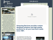 Tablet Screenshot of amaysingdocks.com